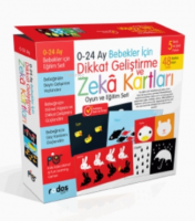 0-24 Ay Bebekler Için Dikkat Geliştirme Ve Zeka Kartları Oyun Ve Eğitim Seti / 0-24 Ay