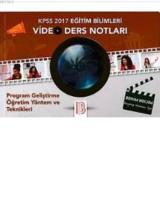 017 KPSS Eğitim Bilimleri Program Geliştirme Öğretim Yöntem ve Teknikleri Video Ders Notları