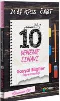 2017 KPSS ÖABT Sosyal Bilgiler Öğretmenliği Çözümlü 10 Deneme Sınavı