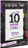 2017 KPSS ÖABT Türkçe Öğretmenliği Çözümlü 10 Deneme Sınavı
