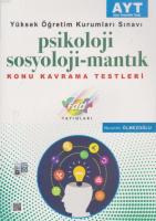 2018 AYT Psikoloji Sosyoloji - Mantık Konu Kavrama Testleri