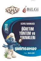 2018 KPSS Eğitim Bilimleri Şirinsahaf Öğretim Yöntem ve Teknikleri Tamamı Çözümlü Soru Bankası