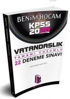 2020 KPSS Vatandaşlık Tamamı Çözümlü 22 Deneme Benim Hocam Yayınları