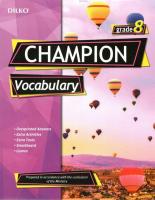 8. Sınıf Champion Vocabulary