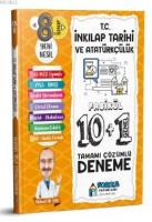 8. Sınıf LGS T.C. İnkılap Tarihi ve Atatürkçülük Tamamı Çözümlü Fasikül 10 Branş 1 Genel Deneme