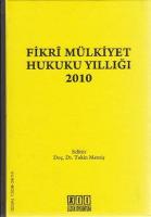Fikri Mülkiyet Hukuku Yıllığı 2010