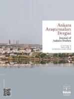 Ankara Araştırmaları Dergisi C8.S1