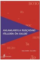 Anlamlarıyla Rusçadaki Fiillerin Ön Ekleri