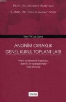 Anonim Ortaklık Genel Kurul Toplantıları