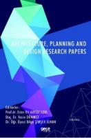 Architecture, Planning and Design Research Papers