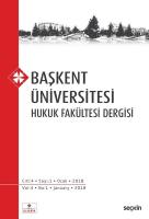 Başkent Üniversitesi Hukuk Fakültesi Dergisi