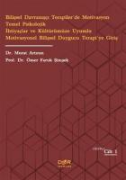 Bilişsel Davranışçı Terapiler'de Motivasyon Temel Psikolojik İhtiyaçlar ve Kültürümüze