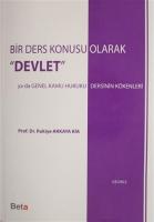 Bir Ders Konusu Olarak Devlet