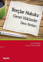 Borçlar Hukuku Genel Hükümler Ders Notları