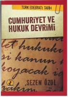 Cumhuriyet Ve Hukuk Devrimi