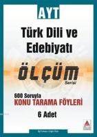 Delta Kültür Yayınları AYT Türk Dili ve Edebiyatı Ölçüm Serisi Konu Tarama Föyleri Delta Kültür