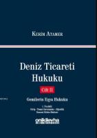 Deniz Ticareti Hukuku Cilt II : Gemilerin Eşya Hukuku (1. Fasikül : Giriş - Temel Kavramlar - Zilyet