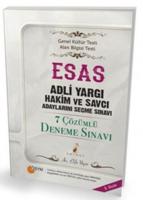 ESAS Adli Yargı Hakim ve Savcı Adaylarını Seçme Sınavı
