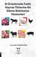 Et Ürünlerinde Farklı Hayvan Türlerine Ait Etlerin Belirlenme Yöntemleri