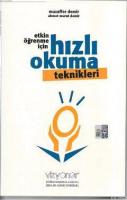 Etkin Öğrenme İçin Hızlı Okuma Teknikleri