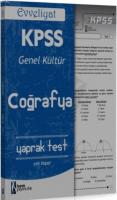 Evveliyat Kpss Genel Kültür Coğrafya Yaprak Test