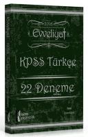 Evveliyat KPSS Türkçe 22 Deneme Sınavı 2016