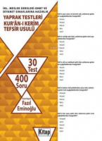 İHL. Meslek Dersleri-DHBT ve Diyanet Sınavlarına Hazırlık Yaprak Testleri Kur'an-ı Kerim