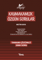 İmtiyaz Kaymakamlık Özgün Sorular