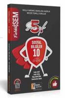 İsem Yayınları 5. Sınıf Farklı İsem Sosyal Bilgiler 10 Fasikül Deneme Çözümlü  İsem Yayın