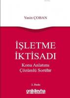 İşletme İktisadı Konu Anlatımı Çözümlü Sorular