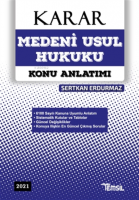 Karar Medeni Usul Hukuku Konu Anlatımı 2021