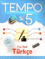 Kırmızı Beyaz Yayınları 5. Sınıf Tempo Yeni Nesil Türkçe Kırmızı Beyaz