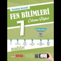 Kırmızı Beyaz Yayınları 7. Sınıf Kazanım Destekli Fen Bilimleri Çalışma Föyleri Kırmızı Beyaz