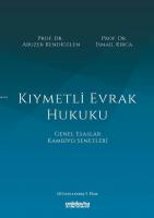 Kıymetli Evrak Hukuku