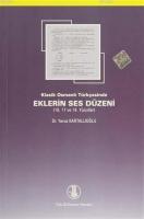 Klasik Osmanlı Türkçesinde Eklerin Ses Düzeni