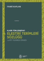 Klasik Türk Edebiyatı Eleştiri Terimleri Sözlüğü