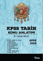 Kpps Tarih Konu Anlatımı