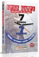 KPSS Kampı Ortaöğretim Ön Lisans 7 Günde 7 Deneme