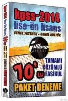 KPSS Lise ve Ön Lisans 10 Fasikül Deneme