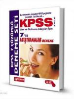 KPSS Lise ve Önlisans 7li Atıştırmalık Çözümlü Deneme 2014