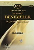 KPSS Öğreten Çözümlü Matematik Denemeler