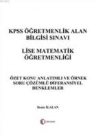 KPSS Öğretmenlik Alan Bilgisi Sınavı Lise Matematik Öğretmenliği - Diferansiyel Denklemler