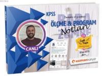 KPSS Tamamı El Yazması Ölçme ve Program Notları