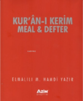 Kur'an-ı Kerim Meal ve Defteri