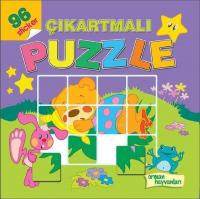 Orman Hayvanları - Çıkartmalı Puzzle 96 Sticker