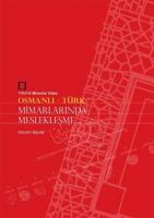 Osmanlı Türk Mimarlarında Meslekleşme