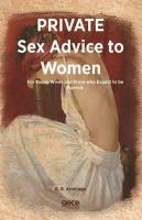 Private Sex Advice To Women