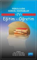 Psikolojide Güncel Kavramlar - 4