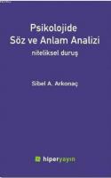 Psikolojide Söz ve Anlam Analizi