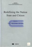 Redefing The Nation State And Citizion